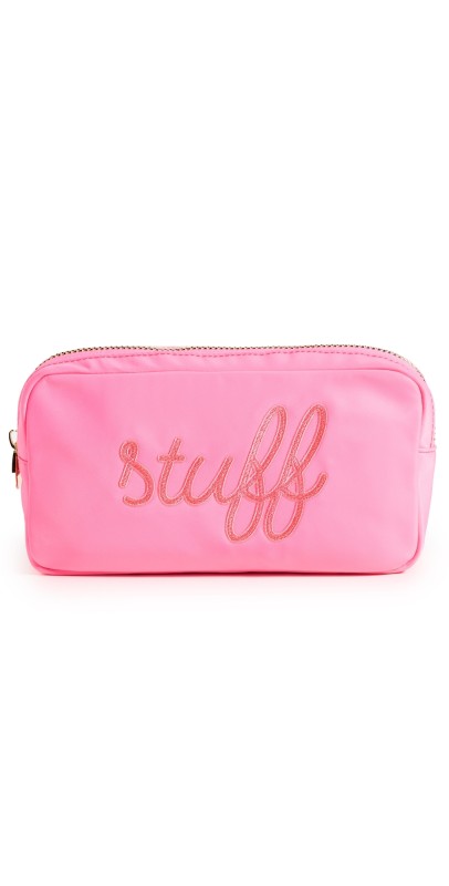 Stoney Clover Lane Bubblegum Stuff Embroidered Small Pouch Bubblegum