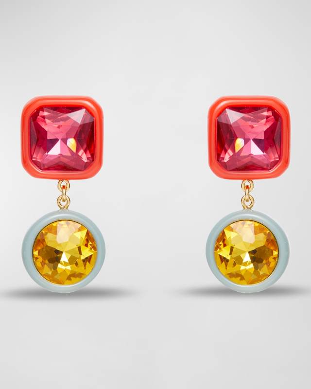 Gemstone Drop Earrings