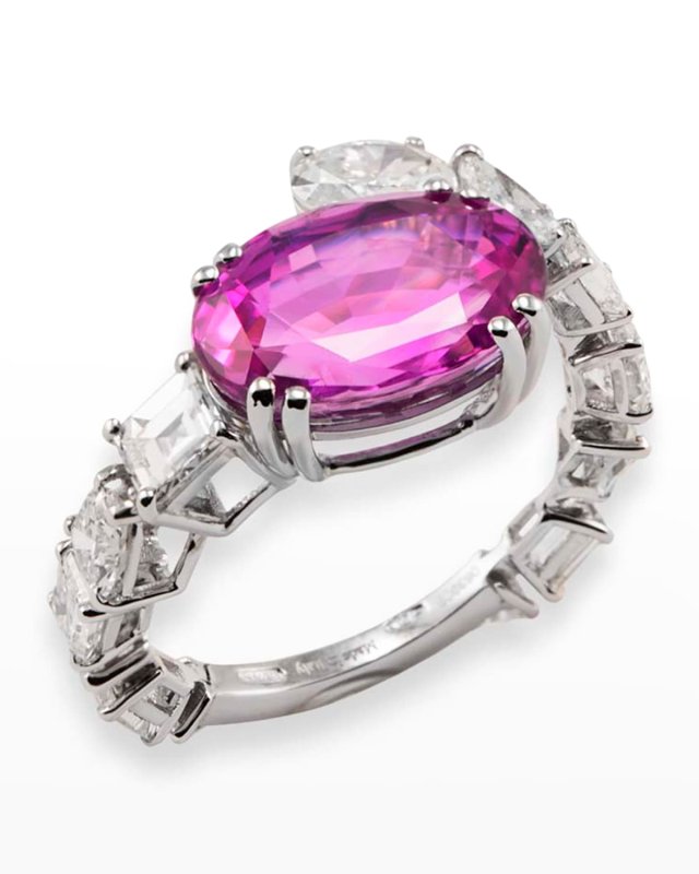 Couture Diamond and Sapphire Ring