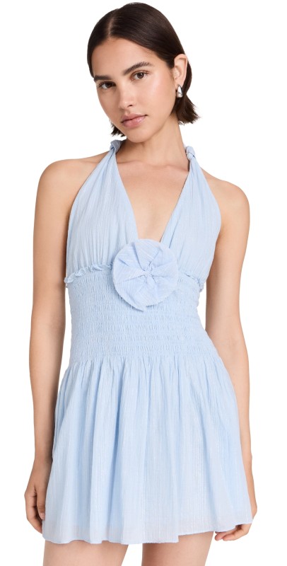 LoveShackFancy Luisetta Dress Moonstone