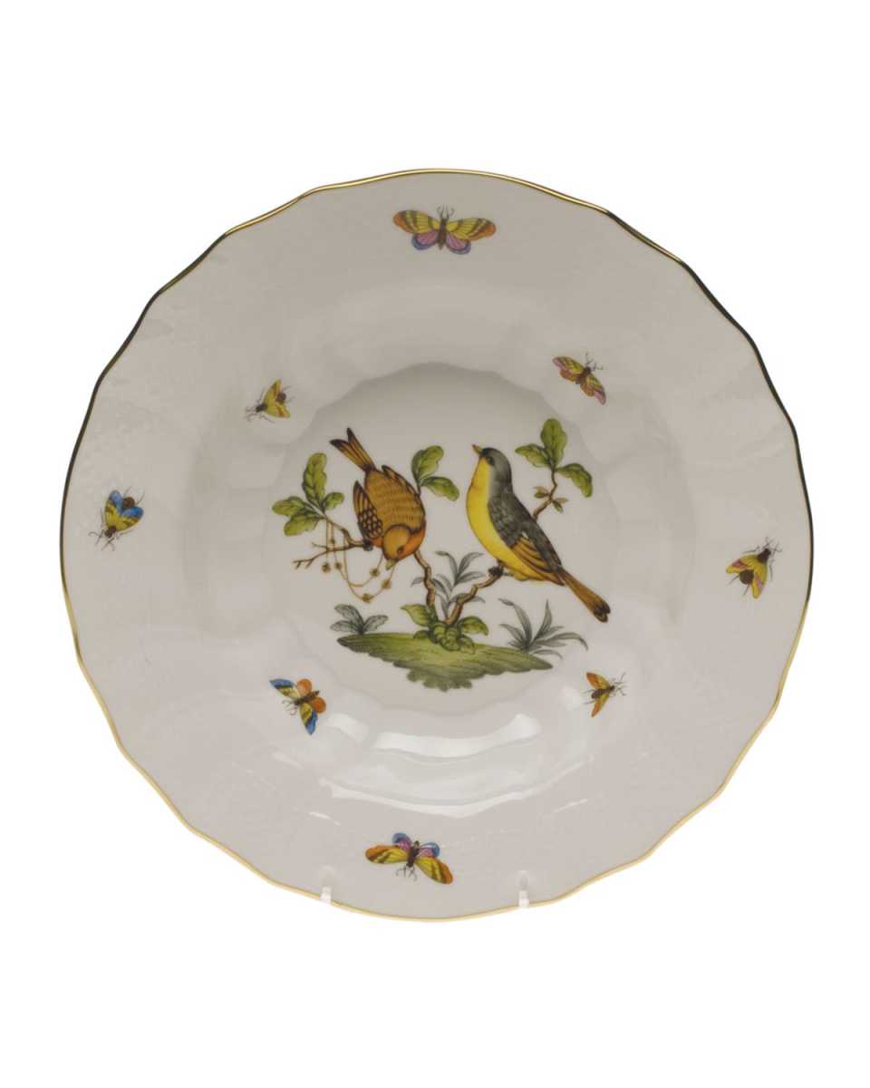 Rothschild Bird Motif 07 Rim Soup Bowl