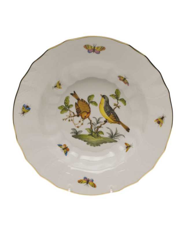 Rothschild Bird Motif 07 Rim Soup Bowl