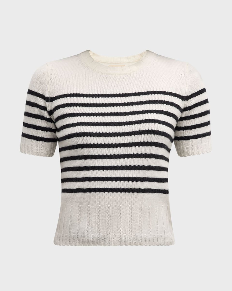 Luphia Puff-Sleeve Cashmere Sweater