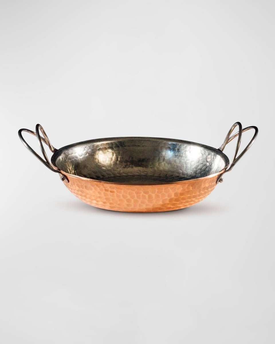 Copper Paella Pan, 6"Dia.