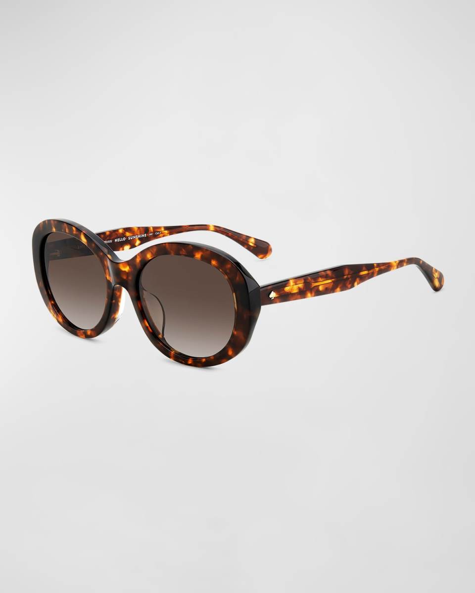 avah acetate round sunglasses