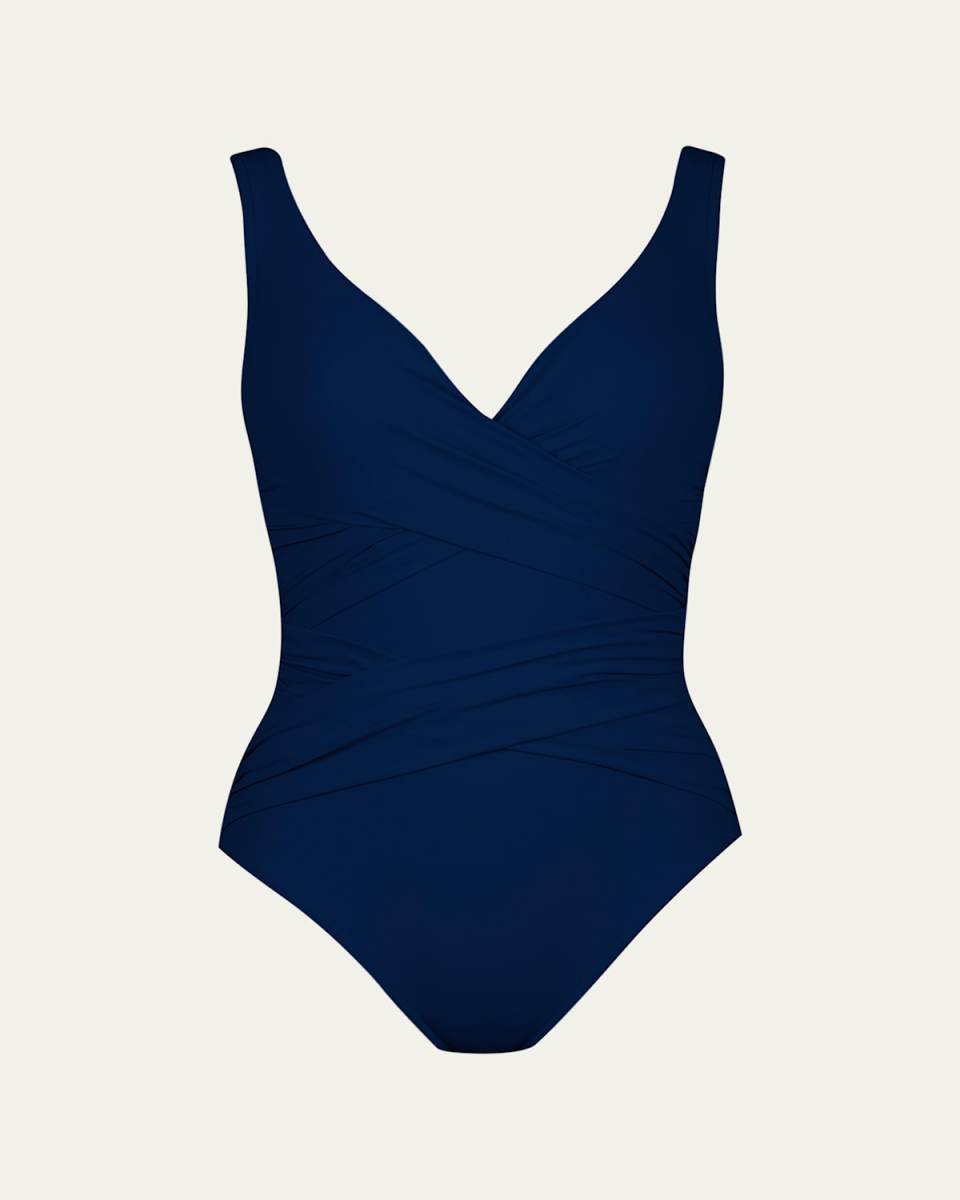 Criss-Cross One-Piece Swimsuit
