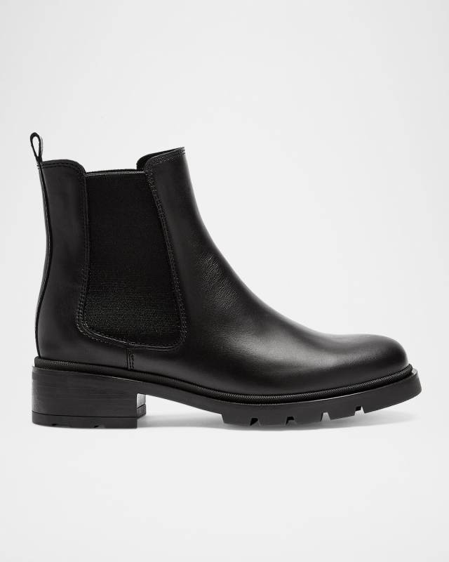 Sorento Leather Chelsea Ankle Booties