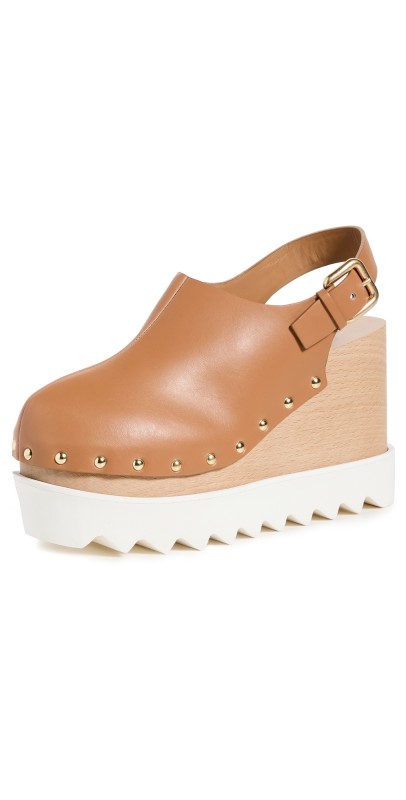Stella McCartney Elyse Clogs Cuoio