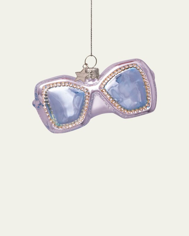 Diamond Glasses Christmas Ornament