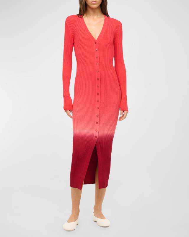 Shoko Degrade Knit Midi Sweater Dress