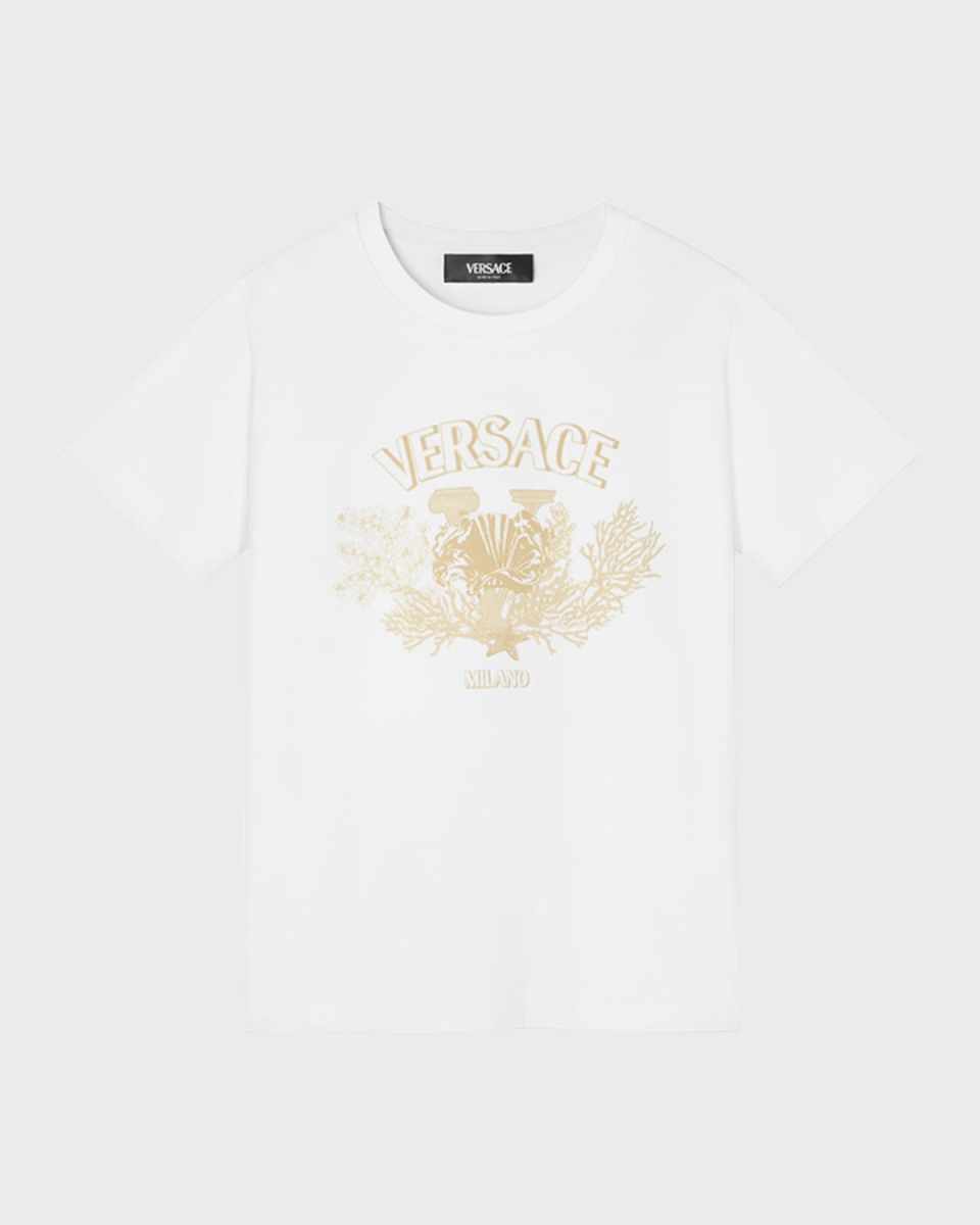 Girl's Classic Logo-Print T-Shirt, Size 4-6
