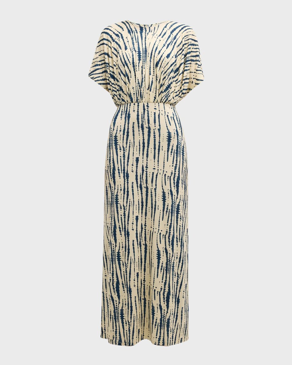 Potosi Silky Stripe Maxi Dress