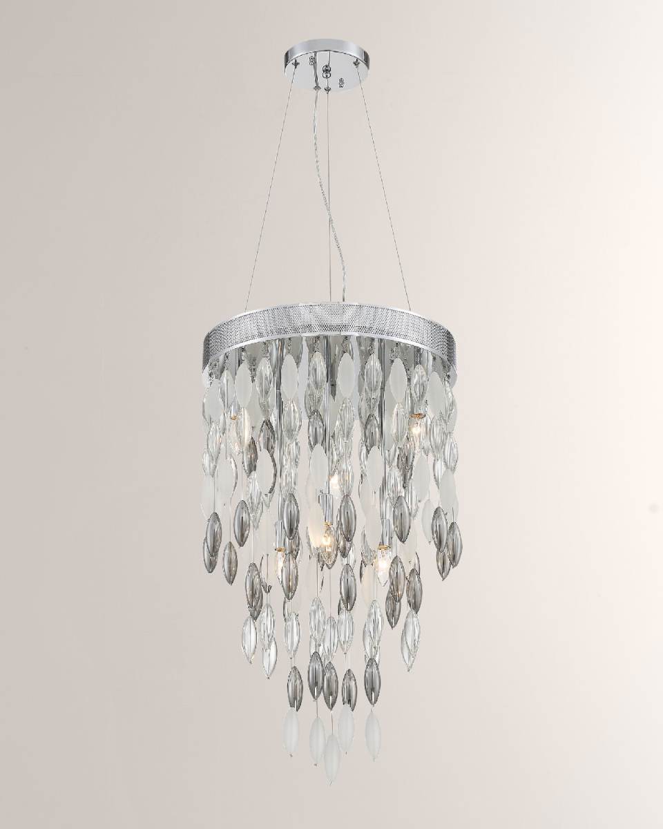 Hudson 9-Light Chrome Chandelier