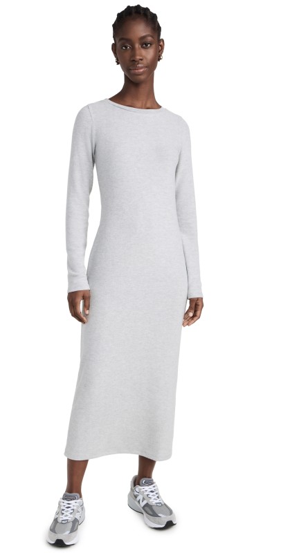 MWL byadewell Brushed Jerseyaxi Dress Heather Gym Class Grey
