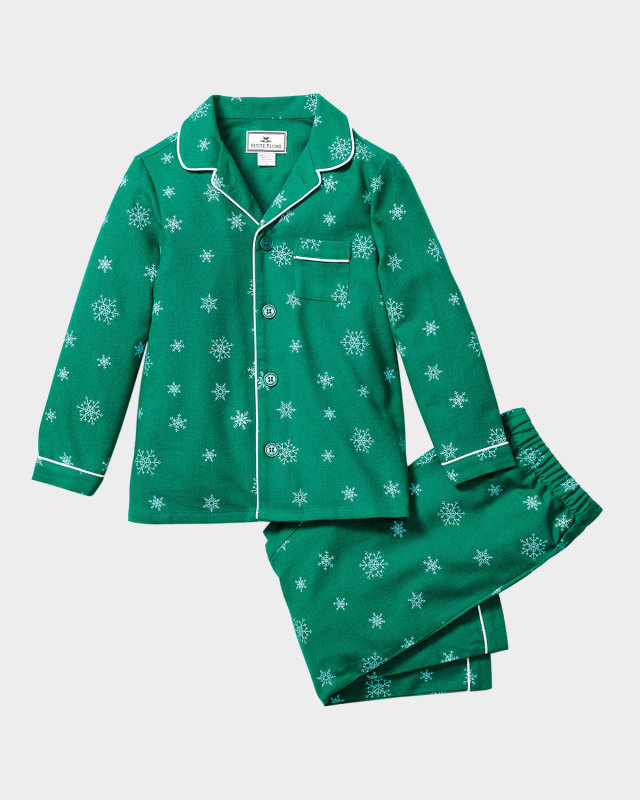 Boy's Emerald Wonderland Two-Piece Pajama Set, Size 6M-14