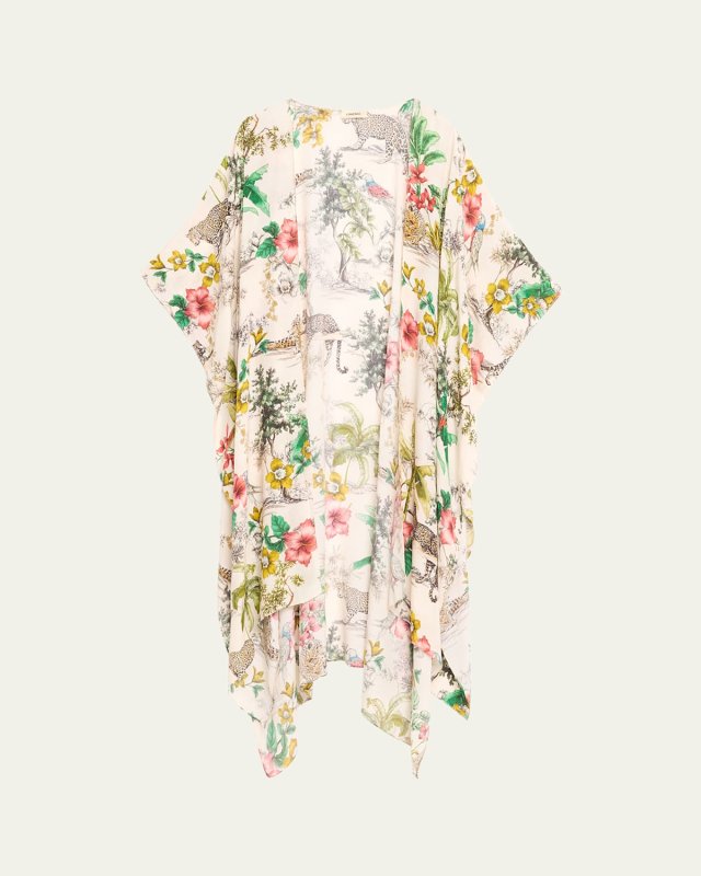 Kara Soft Jungle Maxi Kimono