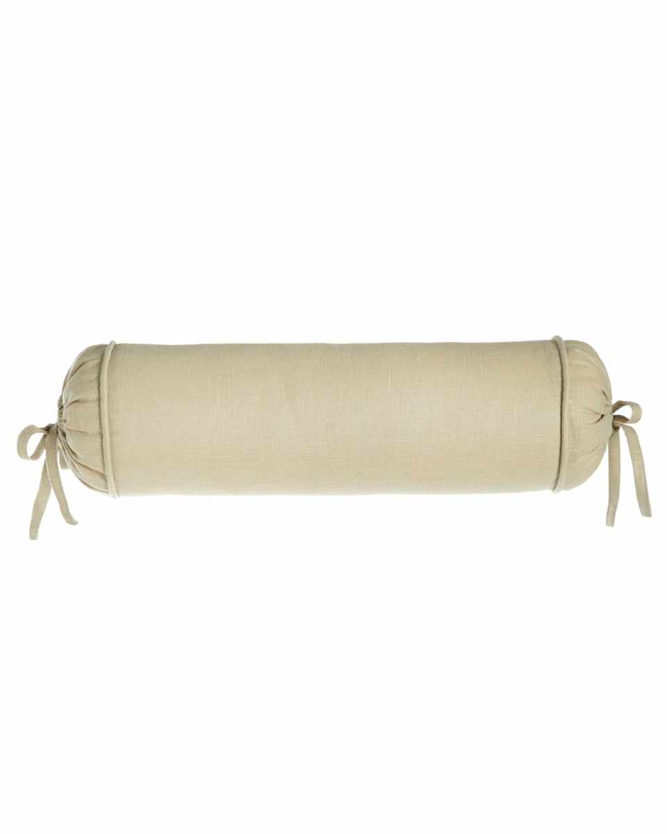 Monterey Solid-Color Neck Roll Pillow, 6" x 20"