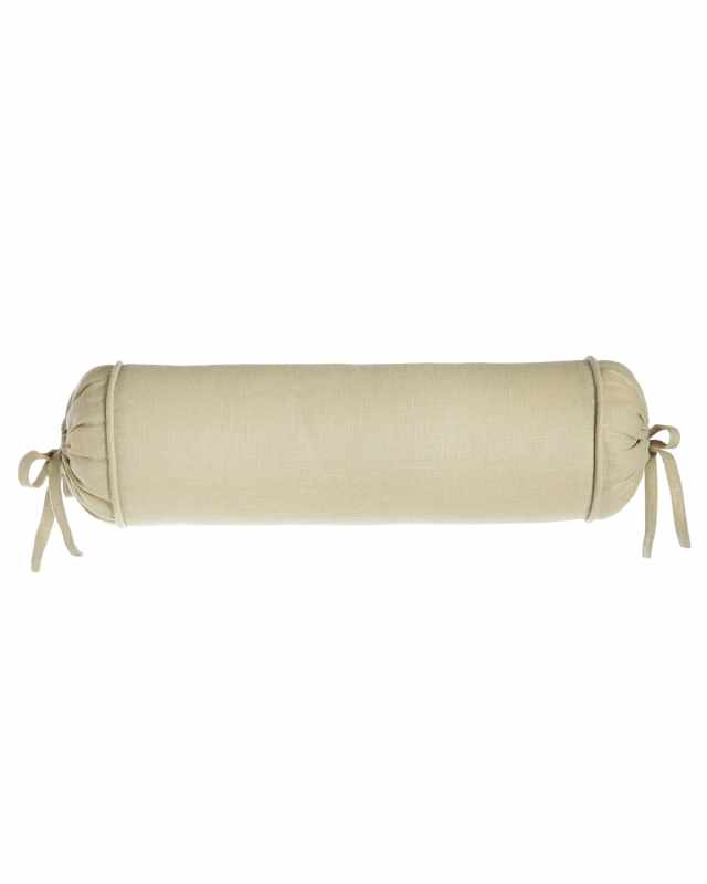 Monterey Solid-Color Neck Roll Pillow, 6" x 20"