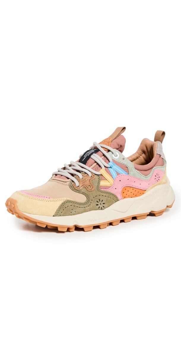 Flower Mountain Yamano 3 Sneakers Cream Taupe Military