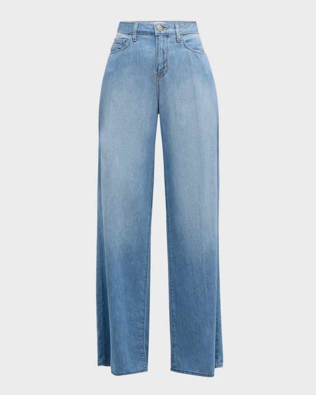 Alicent High-Rise Sneaker Wide-Leg Jeans
