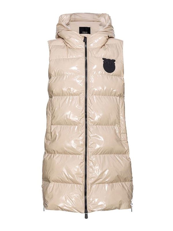 Pinko Blouson Rembourré - Beige