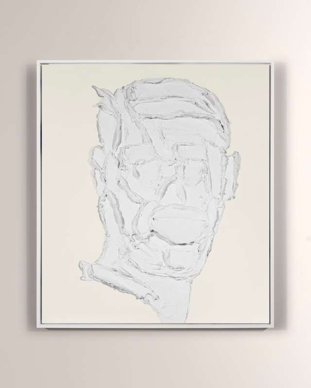 "Textured Portrait Man" Giclee