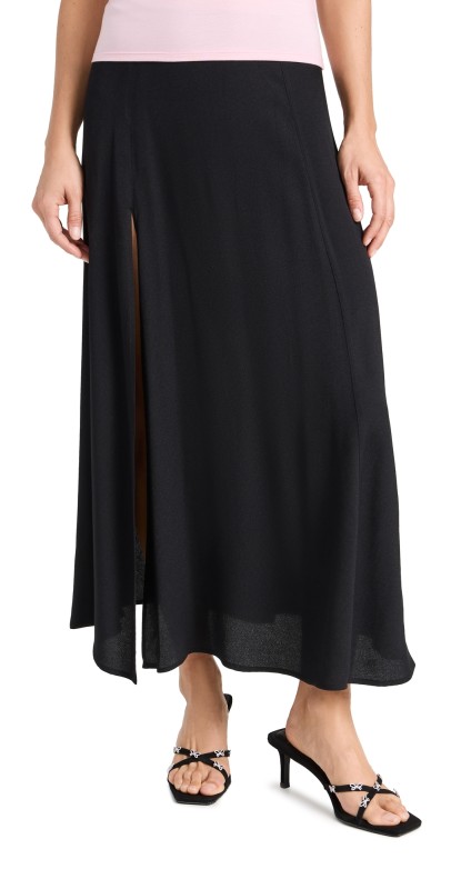 Reformation Zoe Skirt Black