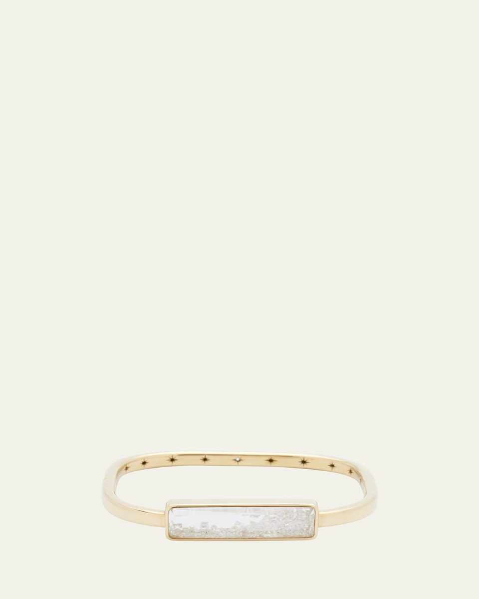 Core Diamond Shaker Bangle in 18k Gold