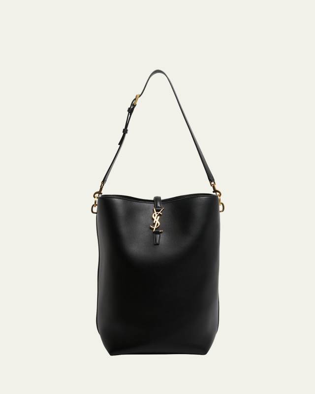 Le 37 YSL Bucket Bag in Calfskin Leather