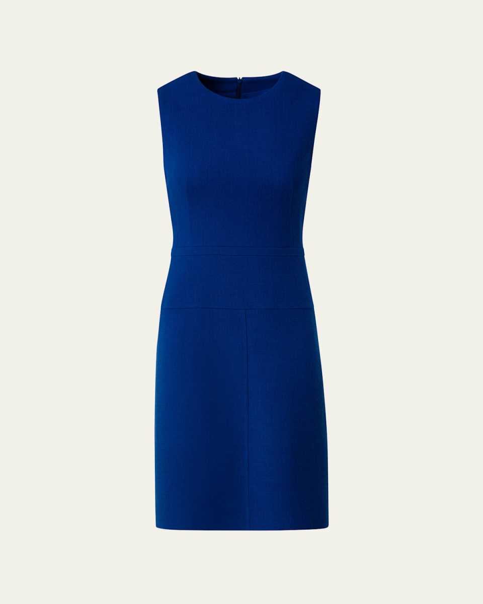 70's Inspired Wool Short Dress