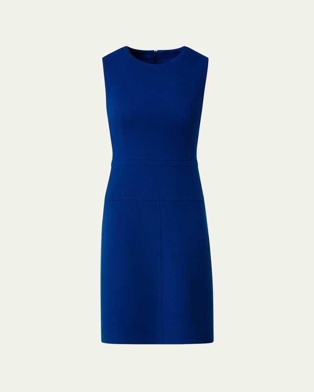 70's Inspired Wool Short Dress