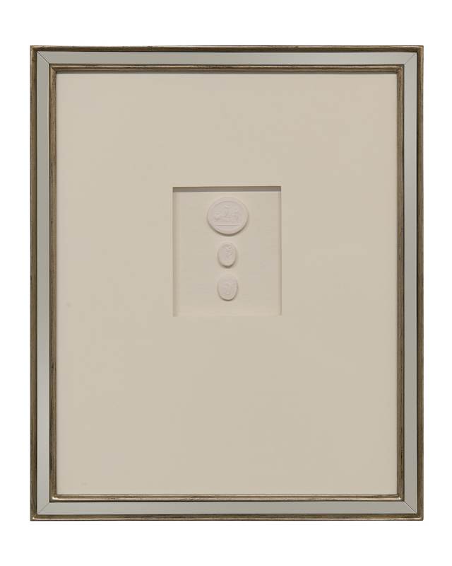 "Intaglio III" Ivory Wall Decor