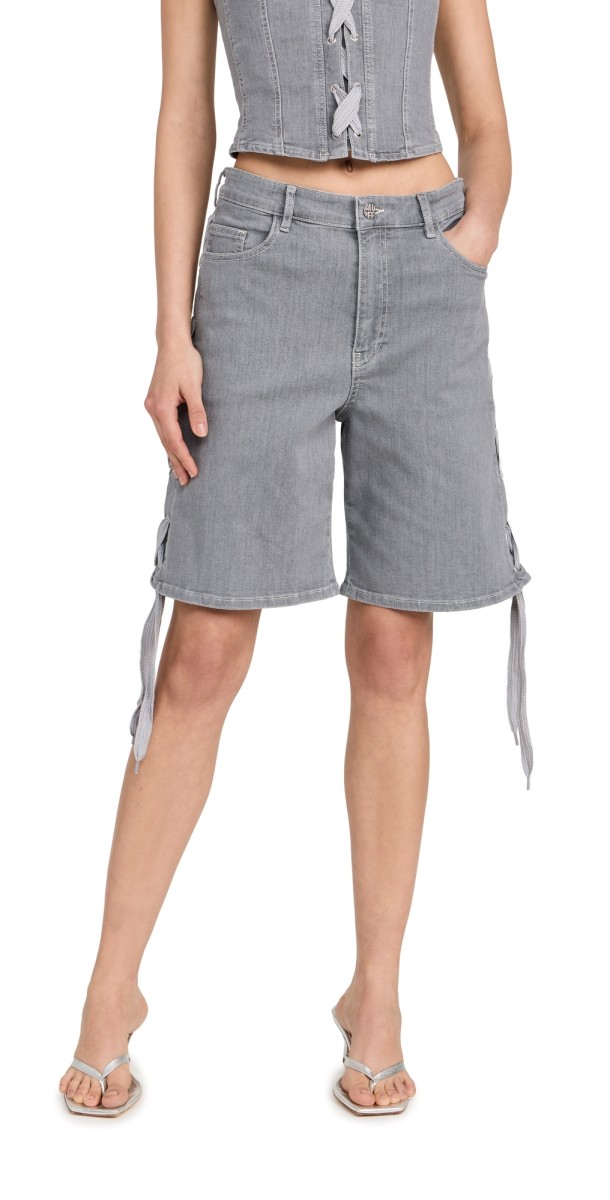 BAUM UND PFERDGARTEN Neo Shorts Grey Worn Out Denim