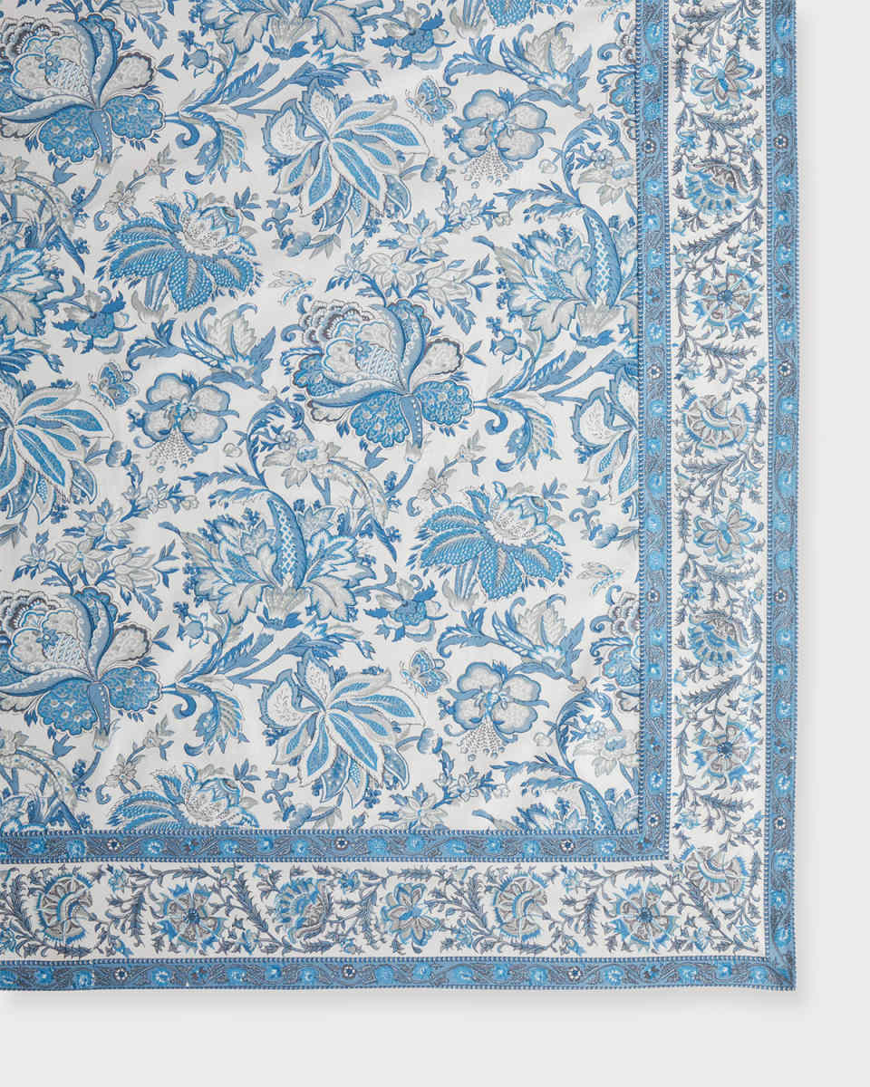 Tibet Ocean Tablecloth, 60"Sq.