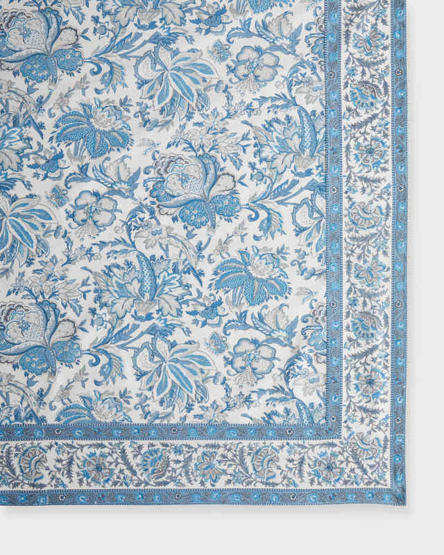 Tibet Ocean Tablecloth, 60"Sq.