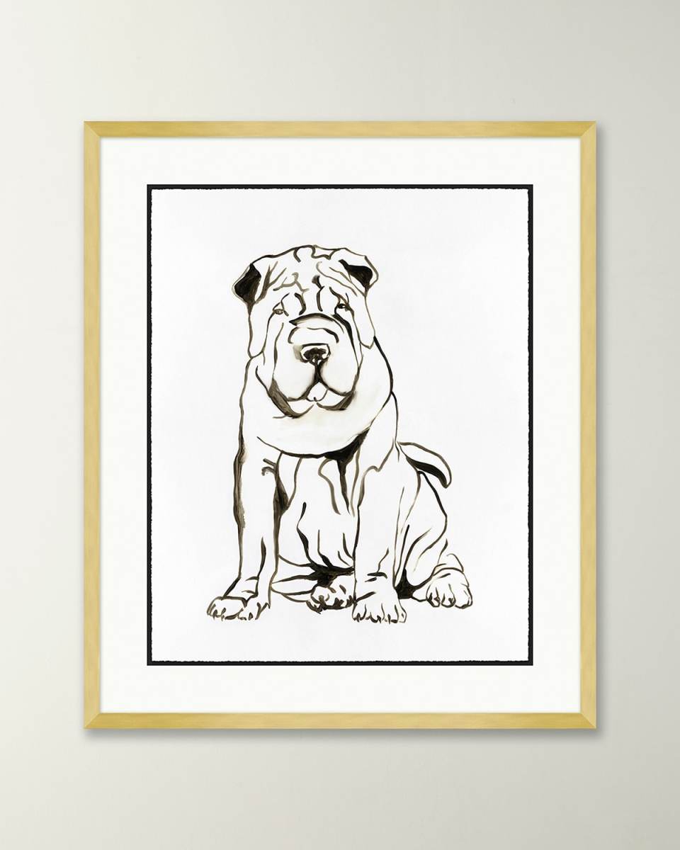 Hound Drawing 4 Giclee
