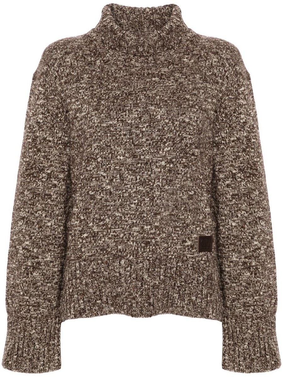 Caro high-neck jumper