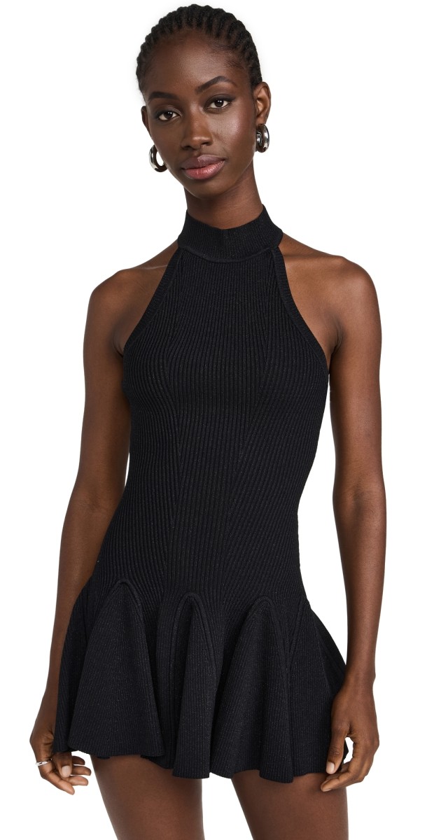 Retrofête Quinn Dress Metallic Black