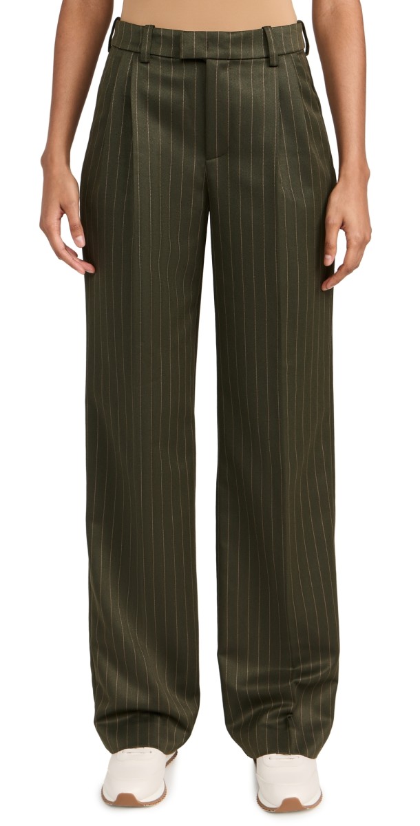 Favorite Daughter The Agnes Pants Green Stripe