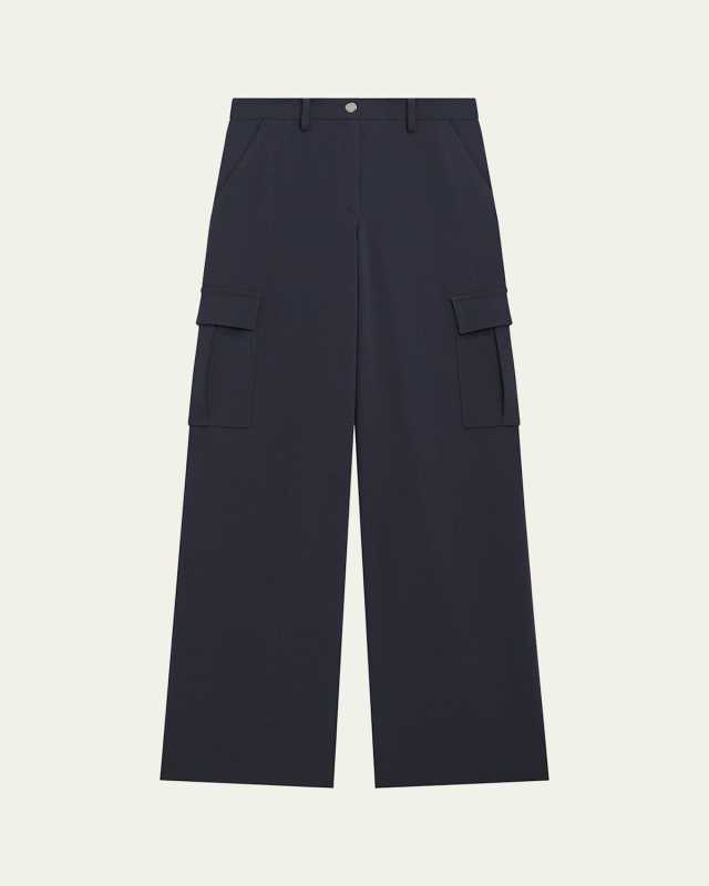 Admiral Crepe Relaxed Cargo Pants