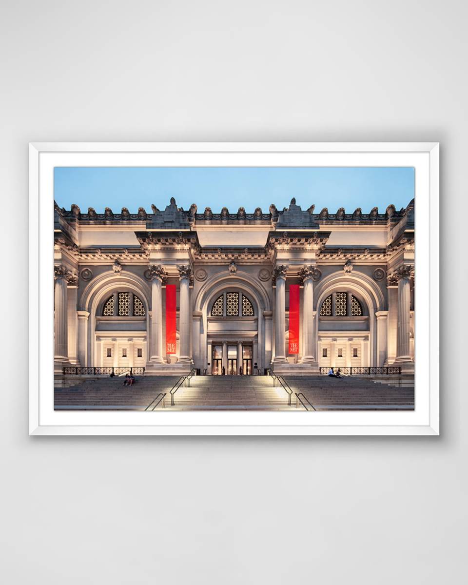 "At the Museum Night" Art Print