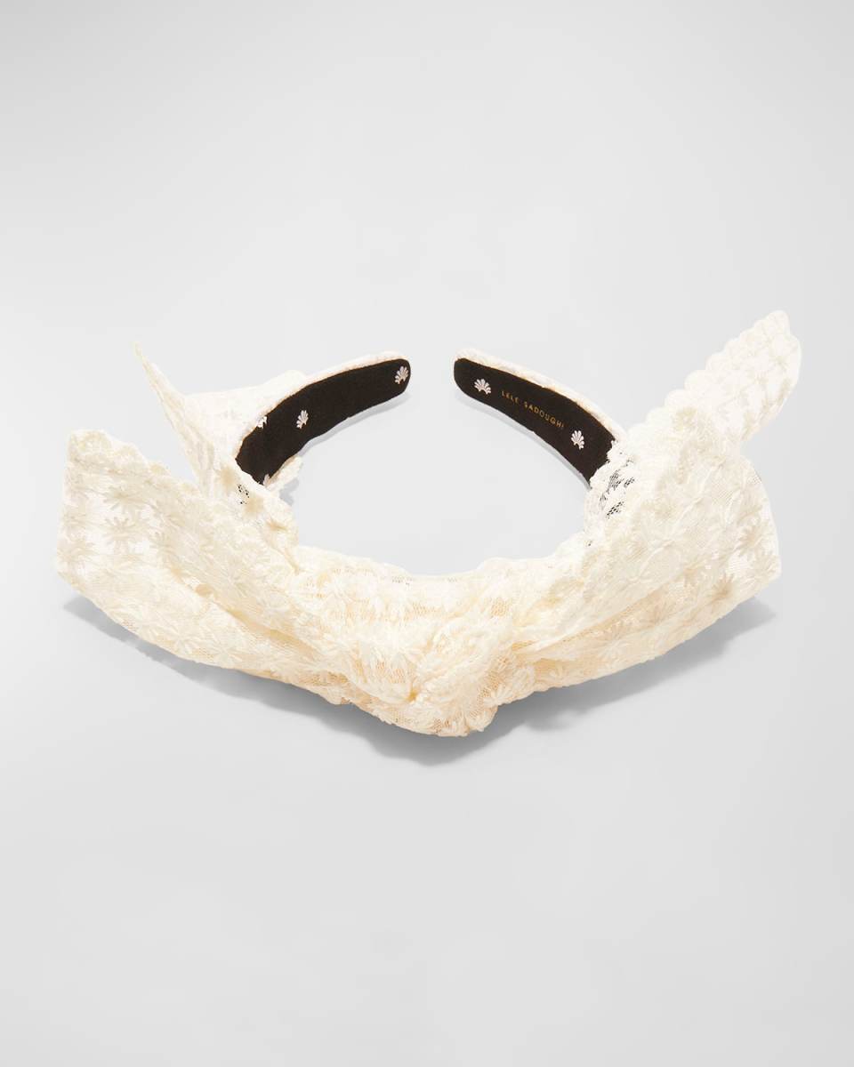 Shirley Lace Bow Headband