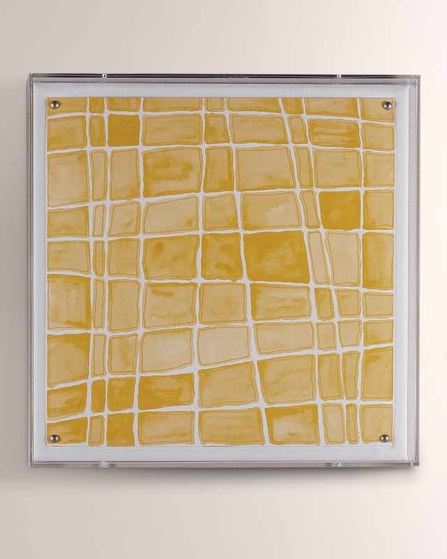 Mustard Squares Wall Art