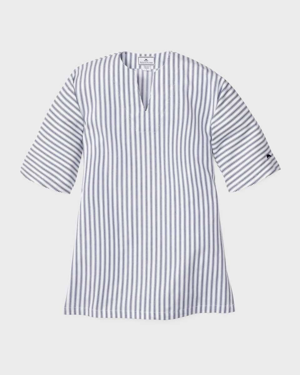 Girl's Striped Cotton-Blend Caftan, Size 6M-