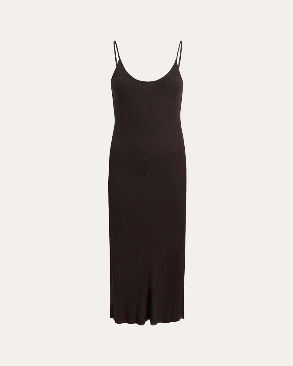 Leesal Ribbed Midi Dress