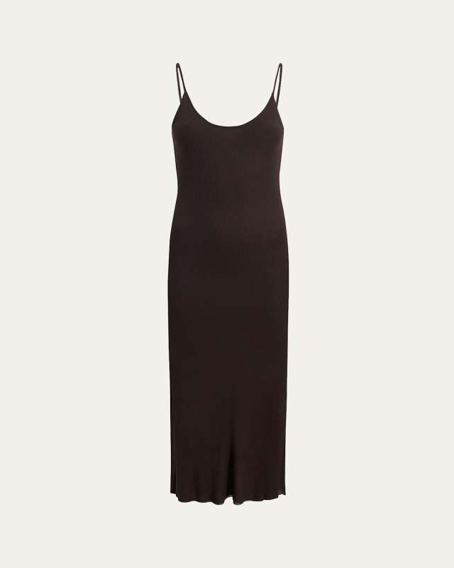 Leesal Ribbed Midi Dress