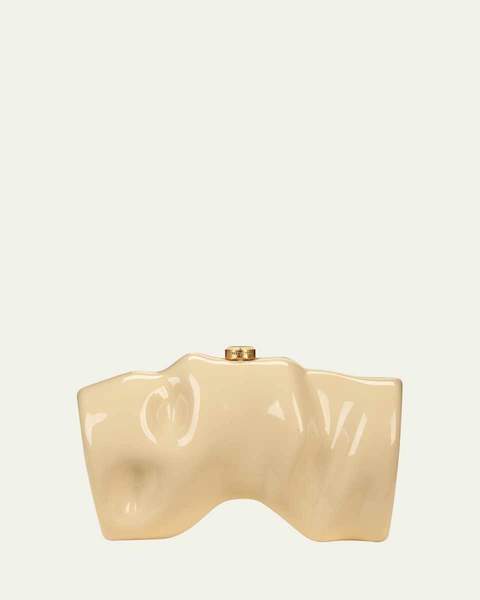 Scrunch Acrylic Clutch Bag