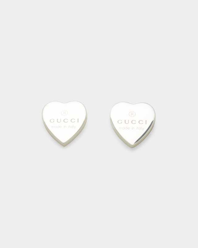Engraved Heart Trademark Earrings