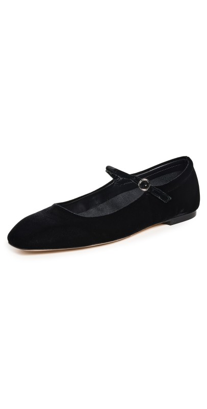AEYDE Uma Flats Black