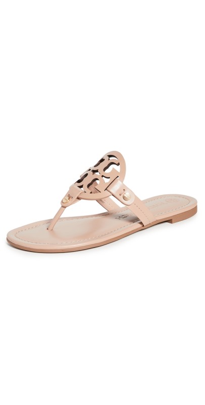 Tory Burch Miller Thong Sandals Light Makeup